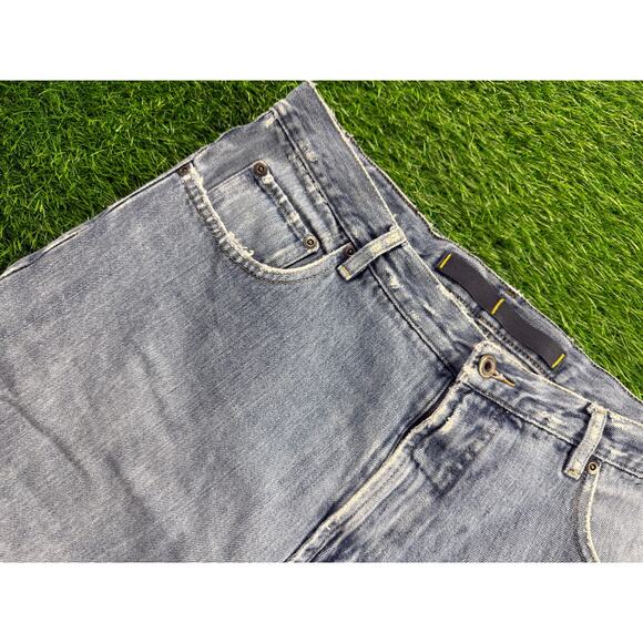 Nautica NS83 J-Class Jeans Men’s 34x30 Relaxed Fit Light Wash Denim Frayed Hem - Picture 3 of 13